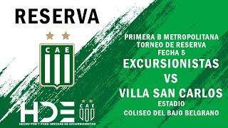 Excursionistas vs Villa San Carlos  Fecha 5 [upl. by Amikay]