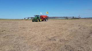 RAUCH AGT6036 Pneumatic fertilizer spreader in Uruguay [upl. by Areta]