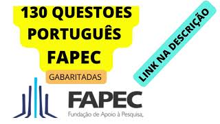 130 QUESTÕES BANCA FAPEC MS  CONCURSO DE AQUIDAUANA [upl. by Kendra519]