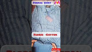 shorts viral shortsvideo Myntra fashion Mens shirt Review in Marathi viraltrend [upl. by Tiebold706]