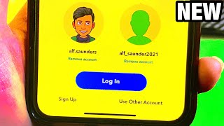 How To Have MULTIPLE SnapChat Accounts on ANY iPhone  Android EASY [upl. by Cirdes]