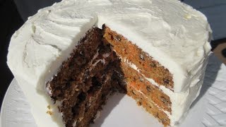 CARROT CAKE  How to make Perfectly Delicious CARROT CAKE Recipe [upl. by Hassadah360]