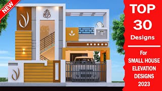 Best 30 Small House Front Elevation Designs for Ground Floor Houses  Single Storey House Designs [upl. by Nauhs]