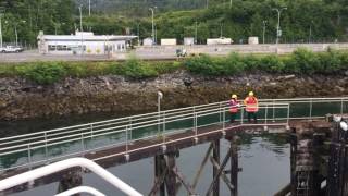 Alaska Marine Highway ferry MV Matanuska departing Prince Rupert Canada [upl. by Fontana]