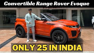 Only Convertible SUV Car In India  Range Rover Evoque Convertible Review [upl. by Odrick]