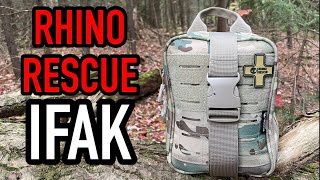 Rhino Rescue IFAK first aid medical kit molle emergency travel camping [upl. by Zischke677]