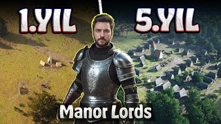 5 Yıl Manor Lords Dünyası  Manor Lords Türkçe [upl. by Dahc]