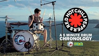 Red Hot Chili Peppers A 5 Minute Drum Chronology  Kye Smith 4K [upl. by Farika]