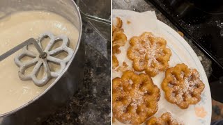 making “ ROSETTE COOKIES or “SUGAR WAFFLES” just like at the fair [upl. by Micco]