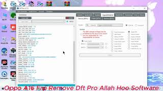 OPPO A16 CPH2269 Factory Reset amp FRPDft Pro Allah Hoo Software [upl. by Cathryn]