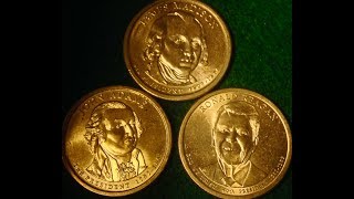 Misdated Presidential Dollar Coins amp Upside Down Edge Lettering [upl. by Nigem]