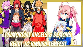 Primordial Demons And Angels React To Rimuru  Gacha Reaction  Rimuru x Milim [upl. by Derdlim965]