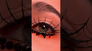 The “cobweb” effect in the literal sense of the word cobweb🕸🕷 lashes lashextensions halloween [upl. by Sonnnie]