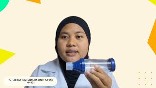 PRESSURISED METEREDDOSE INHALER pMDI WITH CHAMBER WITH MOUTHPIECE [upl. by Felicity]