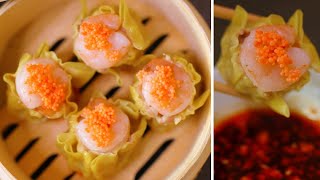 DIM SUM  Shrimp Siu Mai Dumpling Recipe [upl. by Cherri]