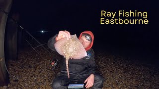 Beach Fishing UK  Fishing For Rays At Eastbourne [upl. by Hsetim707]