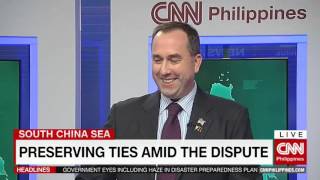 quotAaron Goach discusses South China Sea geopolitics and APEC 2015 on CNN Philippinesquot [upl. by Zeta78]