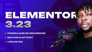 Elementor 323  Formulaire De Recherche Bouton Flottant Lien En Bio [upl. by Ennayelhsa620]