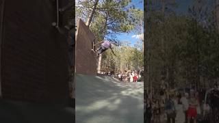 Caleb Smith wall ride at Reveille Pines Peak To Peak stage 3 of Go Skate Day 2024 skateboarding [upl. by Crawley]