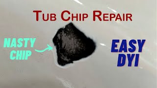 Tub Chip Repair [upl. by Samalla]