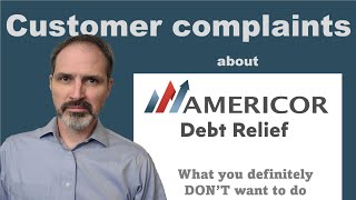 What customers dont like about Americor Debt Relief [upl. by Gruber]