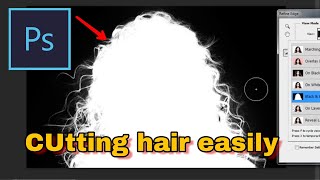 Cutting Hair in Photoshop CS6  Fast amp Easy [upl. by Inman]