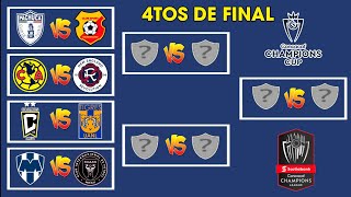 ✅️DEFINIDOS LOS CUARTOS DE FINAL DE LA CONCACHAMPIONS 2024 🔥🔥 [upl. by Nivlek]