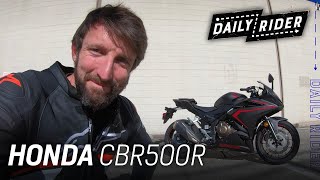 2020 Honda CBR500R Review  Daily Rider [upl. by Doowyah]