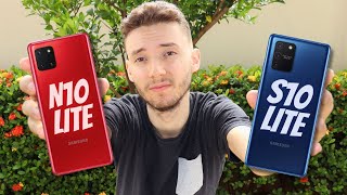 GALAXY S10 LITE vs NOTE 10 LITE em 2024  ALGUM VALE a PENA [upl. by Golden17]