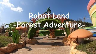 Robot Land attraction Forest Adventure offride 4K 30fps [upl. by Fellner156]