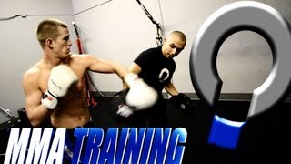 MMA Training Workouts Boxing mechanics workout with Bryce Shepard Mejia [upl. by Anival942]