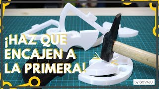 HAZ QUE TUS PIEZAS 3D ENCAJEN A LA PRIMERA 🔨  IMPRIMIR EN 3D con PRECISIÓN [upl. by Cecilio669]