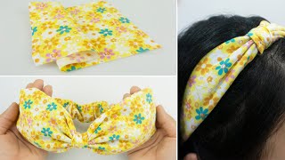 Cotton Bow Headbands – Fabric Headband Tutorial [upl. by Rachel]