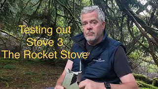 Testing Stove Two the rocket stove🤣 rocketstove [upl. by Eustazio]