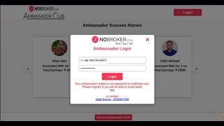 How to register in NoBroker Ambassador Club [upl. by Nichol]