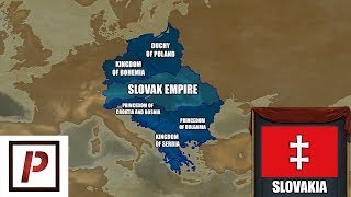 EU4  Timelapse  Slovak Empire [upl. by Steddman]