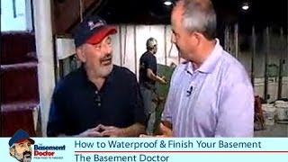 How To Waterproof Remodel amp Finish A Basement  Basement Doctor  Upper Arlington OH [upl. by Questa]