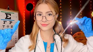 ASMR DETAILED Cranial Nerve Exam FOR SLEEP 👩‍⚕️ Accurate Eye Exam Face Test Medical Roleplay 😴 [upl. by Nnahsal]