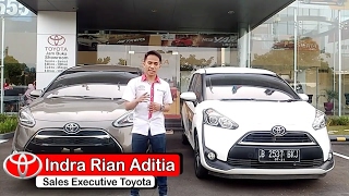 Review Perbedaan Toyota Sienta Tipe Q dan V [upl. by Ladin]