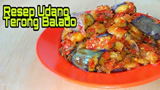 Resep Udang Terong Balado [upl. by Eedyak810]