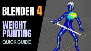 Weight Painting Updates in Blender 4 [upl. by Kcam]