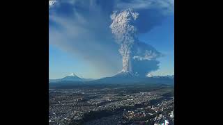 Vulcanian eruption in Calicos Chile [upl. by Ahseekat839]