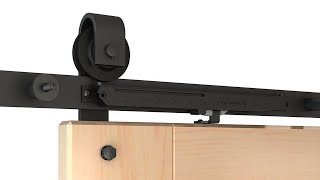 How to install a Barn Door Soft Closer [upl. by Nallad]