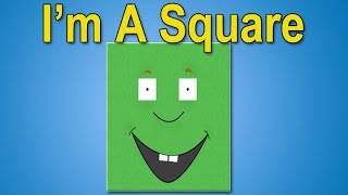 The Square Song  Im A Square  Shapes Songs  Square Shape  Educational Songs  Jack Hartmann [upl. by Leggat]