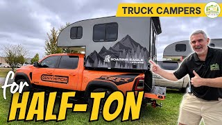 3 TruckCampers for 12 Ton Pickup Trucks  New 2025 Models [upl. by Dobrinsky601]