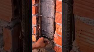 MeConstruction shorts construction satisfying cement diy house bricklayer bricklaying [upl. by Odlanor]