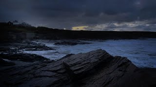 Ocean Thunderstorm Sounds at Sea  Stormy Waves Rain amp Thunder Sounds for Relaxing amp Deep Sleeping [upl. by Ataynik577]