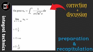 Calcul de la limite de la fonction integrale 1xsqrtln2x dx [upl. by Harragan]