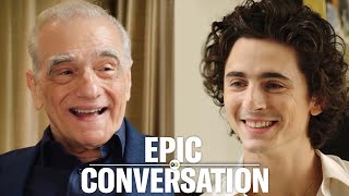 Timothée Chalamet amp Martin Scorsese Have an Epic Conversation  GQ [upl. by Berardo]