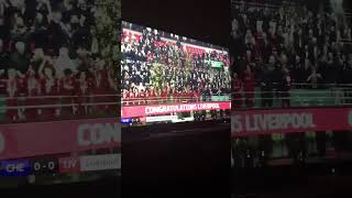 The Scallywag celebrating liverpool lifting the carabao cup 2022 2 [upl. by Josias]